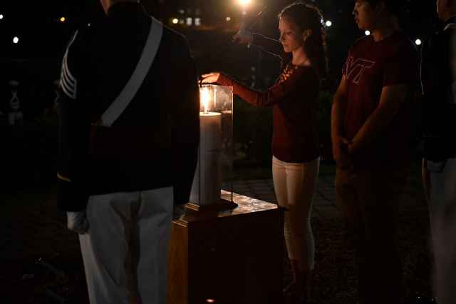 Candle is lit