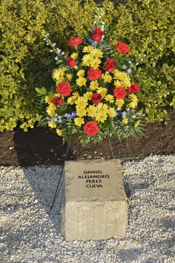 Daniel Alejandro Perez Cueva stone at April 16 Memorial