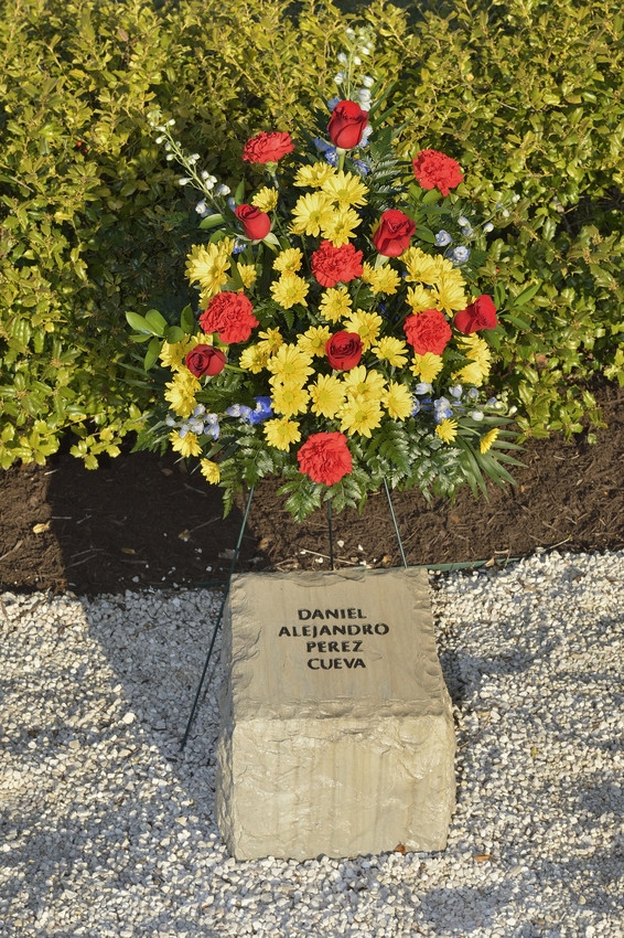 Daniel Alejandro Perez Cueva stone at April 16 Memorial
