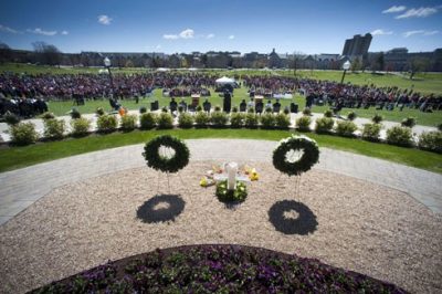 Ceremony on the Drillfield