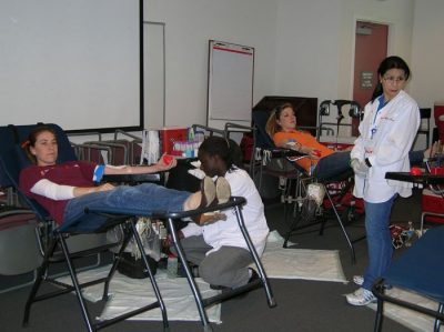 Blood drive in Falls Church, Va.
