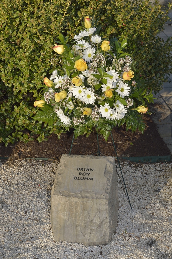 Brian R. Bluhm stone at April 16 Memorial stone at April 16 Memorial