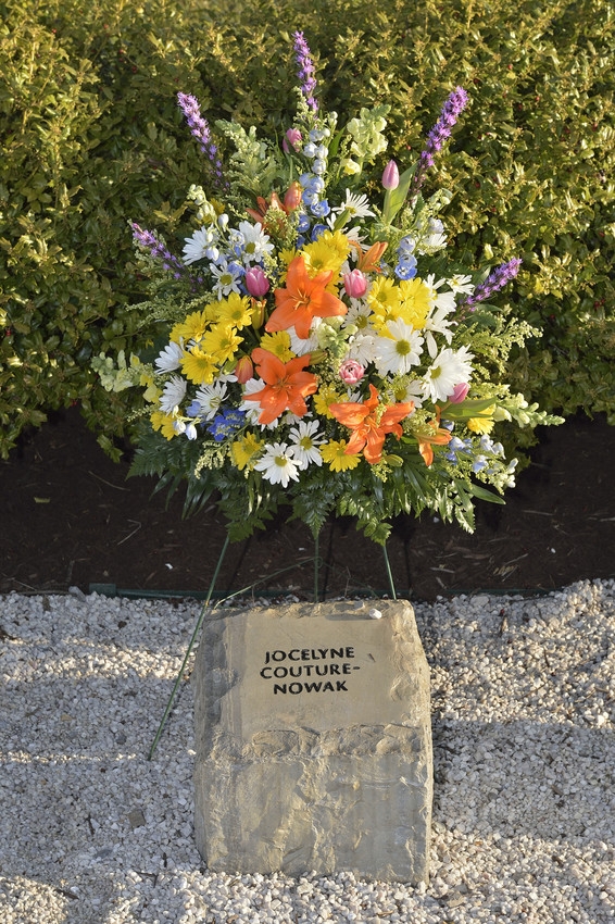 Jocelyne Couture-Nowak stone at April 16 Memorial