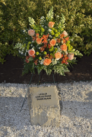 Leslie Geraldine Sherman stone at April 16 Memorial