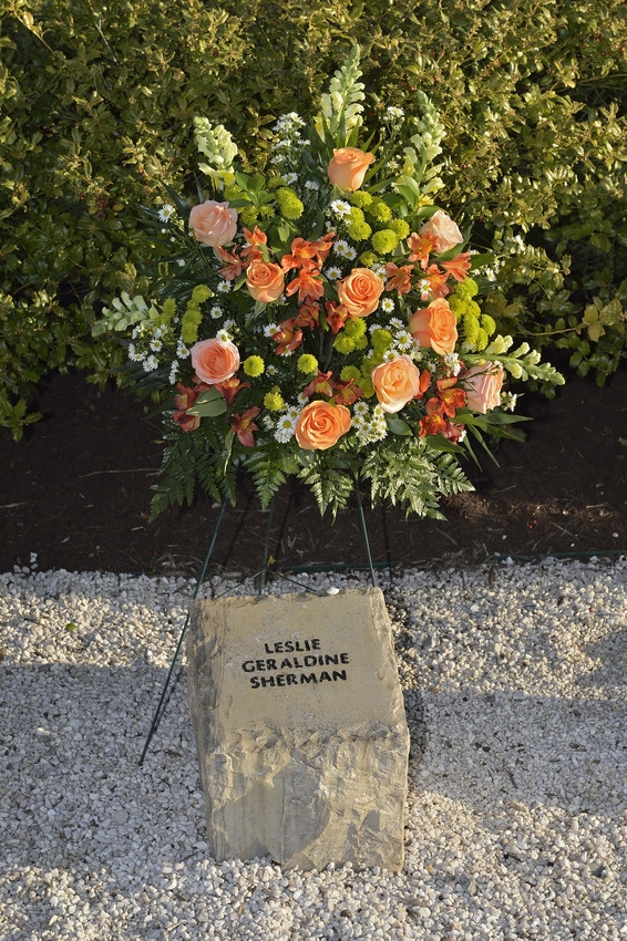 Leslie Geraldine Sherman stone at April 16 Memorial